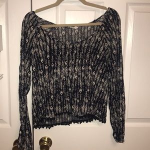 off the shoulder aéropostale top